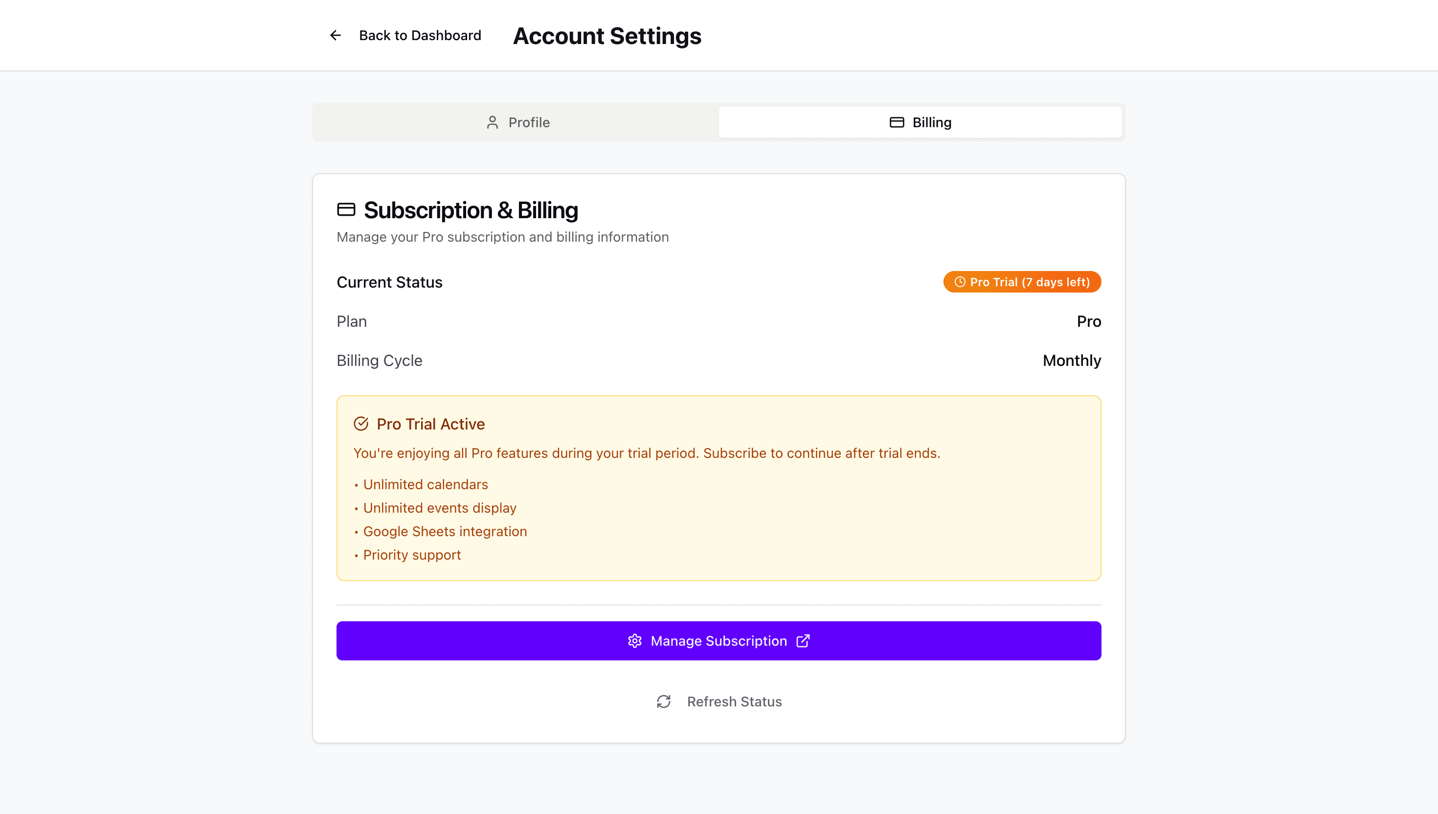 AcadCal screenshot 8
