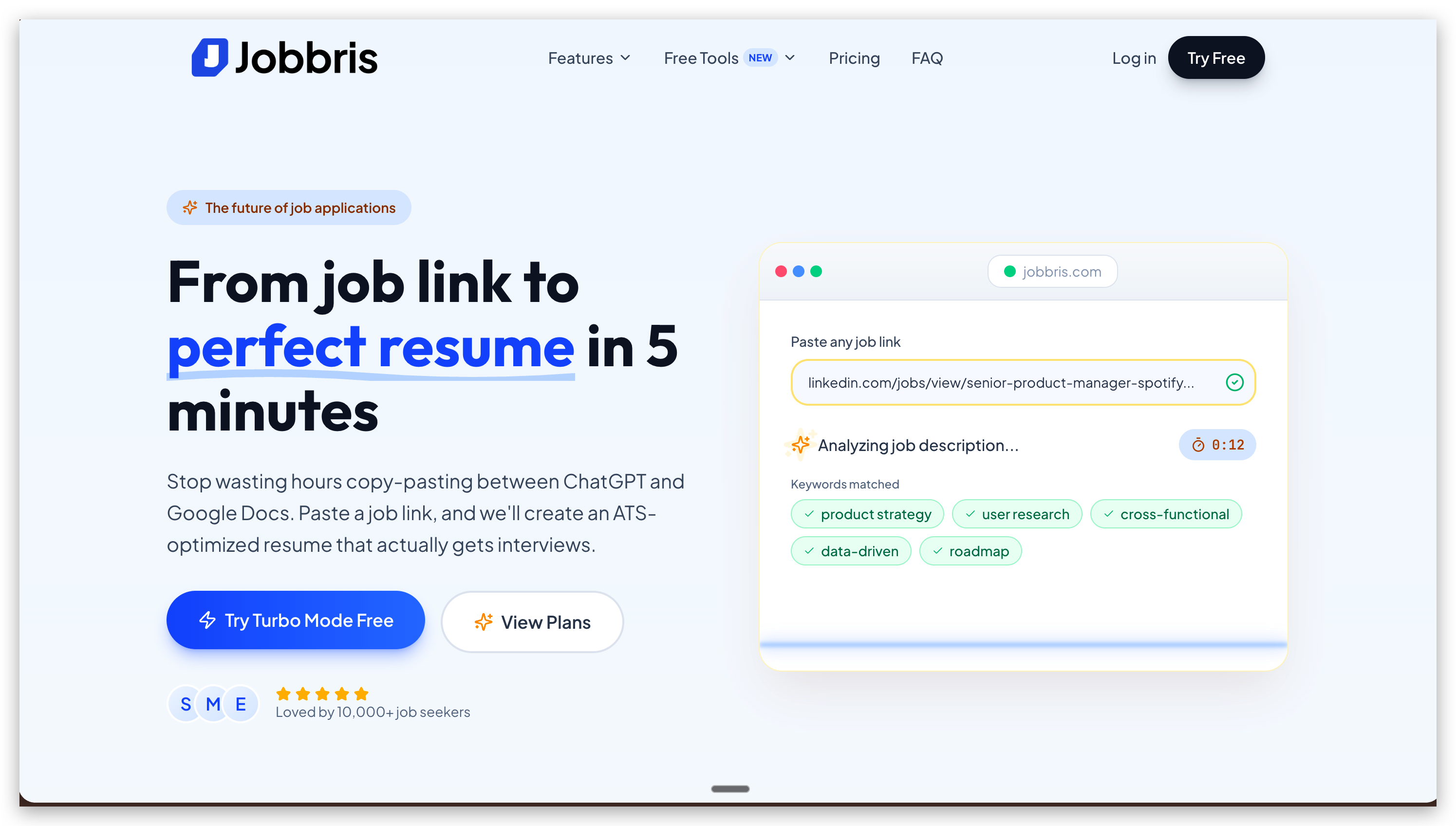 Jobbris screenshot 1